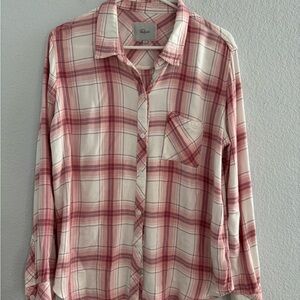 Rails Pink Plaid Shirt